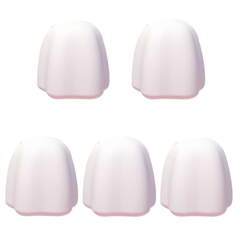 5 PCS Manual Silicone Self-Sealing Toothpaste Cap Aid(Purple)