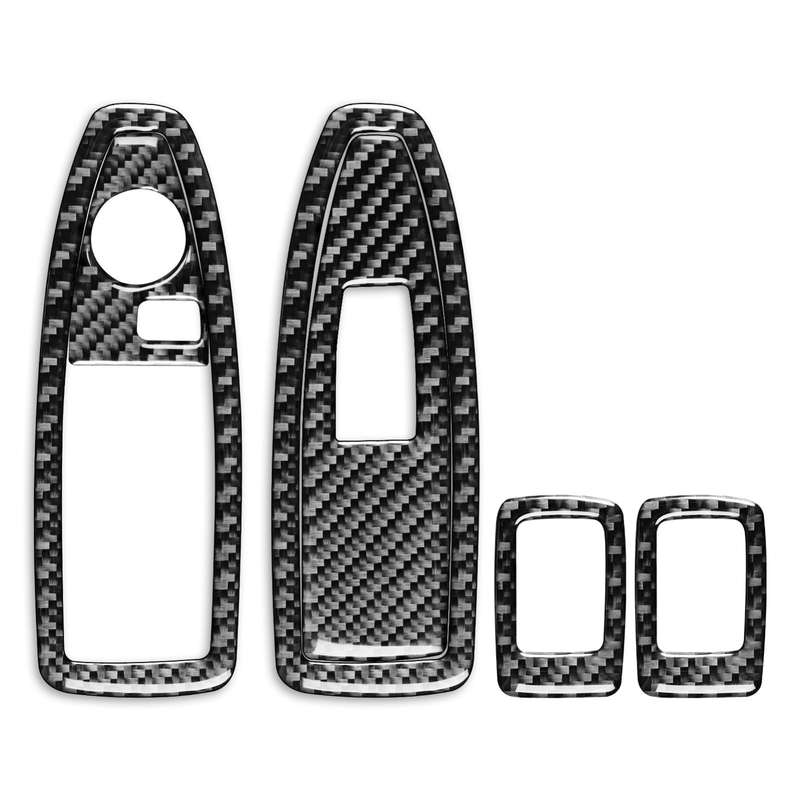 For BMW X1 F48/X2 F39 6pcs /Set Door Lift Stickers Without Small Holes(Black)
