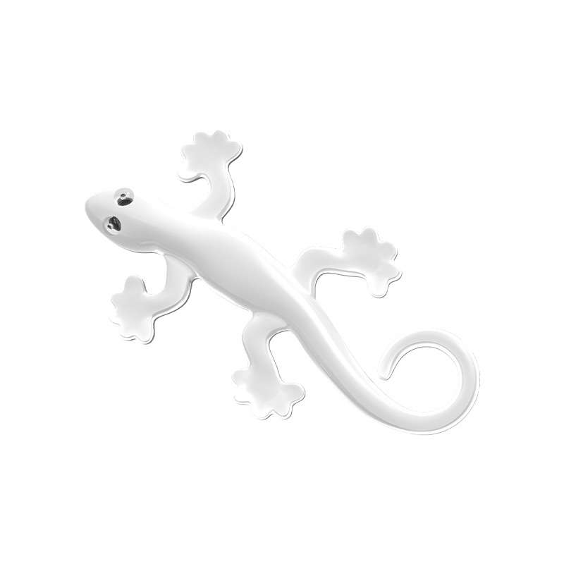 Anti-static Gecko 3D Stereo Car Sticker Decorative Stickers(Black)