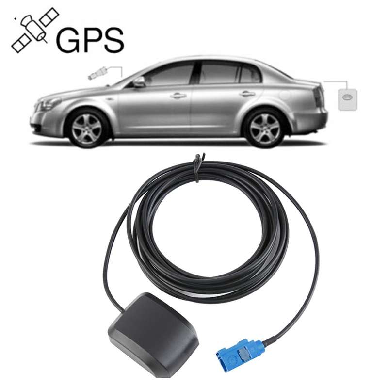2PCS Car DVD Navigation Magnetic Base GPS Satellite Antenna Amplifier SMA/FAKRA-C Interface