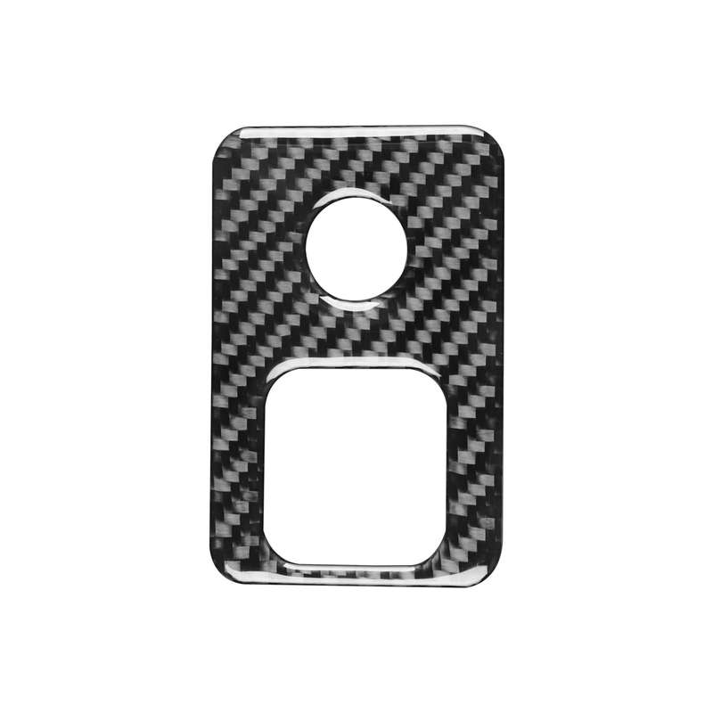For Chevrolet Corvette C8 Electronic Handbrake Switch Frame Sticker(Black)