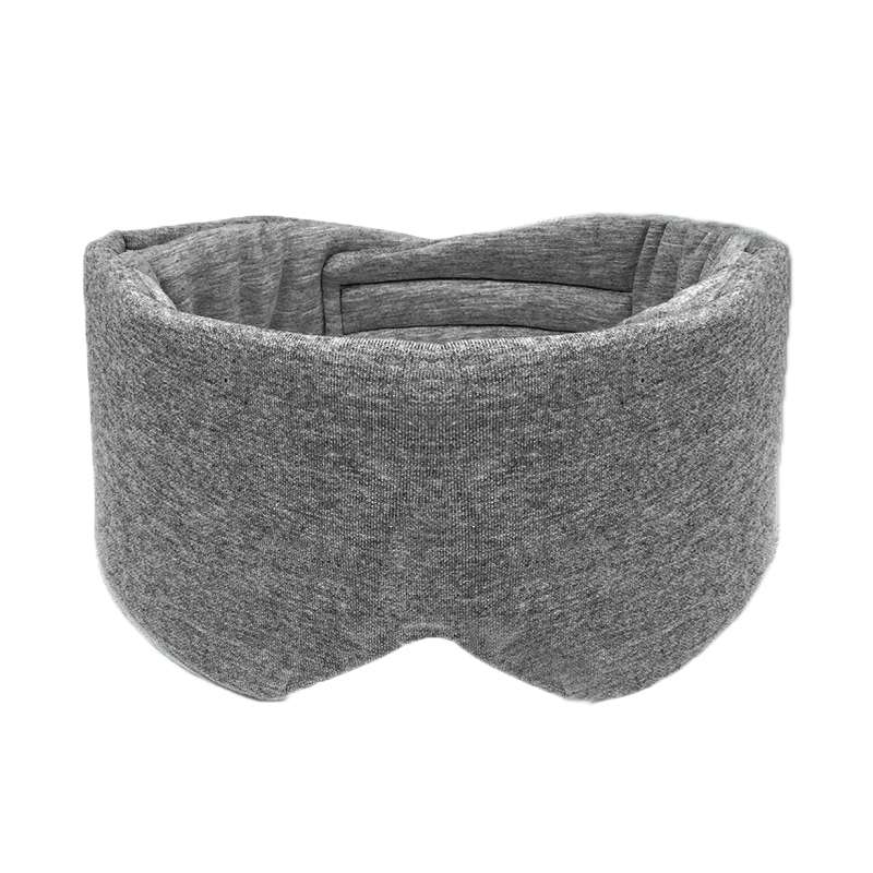 Oversized Cotton Breathable Blackout Sleep Eye Mask(Black)