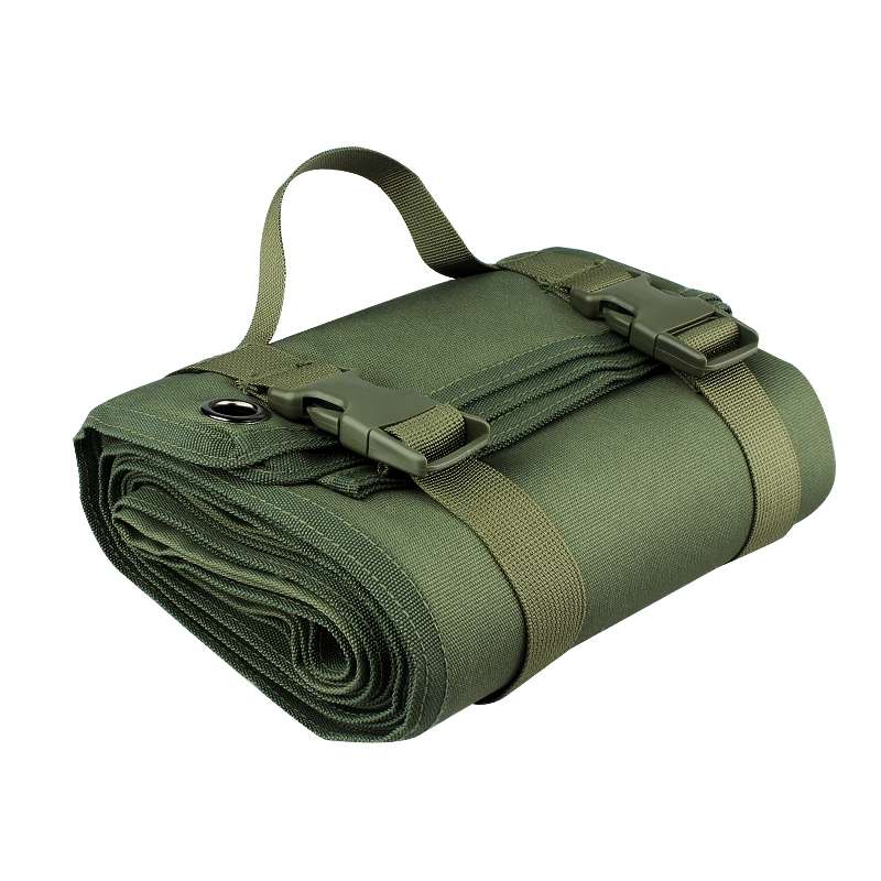H148 Outdoor Folding Moisture-proof Training Camping Mat(Khaki)