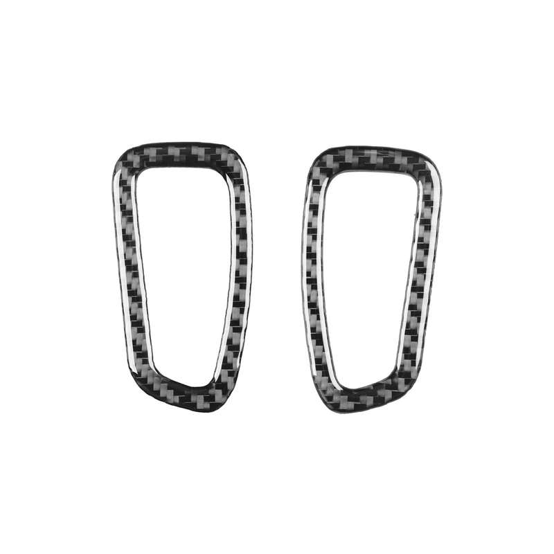 For Chevrolet Corvette C8 2pcs /Set A-Pillar Air Outlet Decorative Stickers(Black)