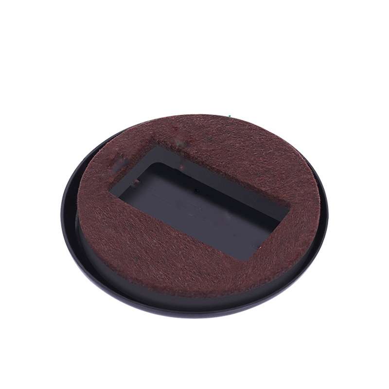 5 PCS Computer Seat Pulley Holder Chair Roller Non-slip Pad(Round Bean Color Plastic Bottom)