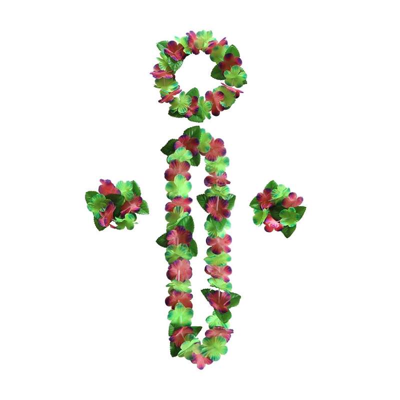 5 PCS CK-053 12-Color Petal Party Decoration Hawaiian Wreath(5)