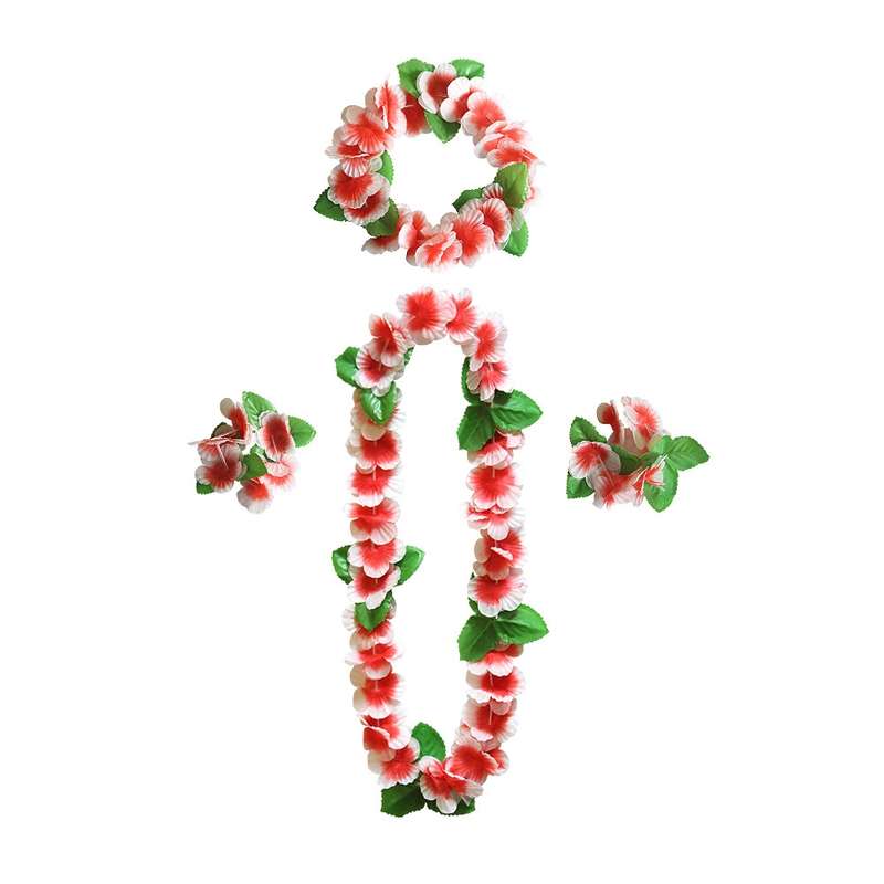 5 PCS CK-053 12-Color Petal Party Decoration Hawaiian Wreath(5)