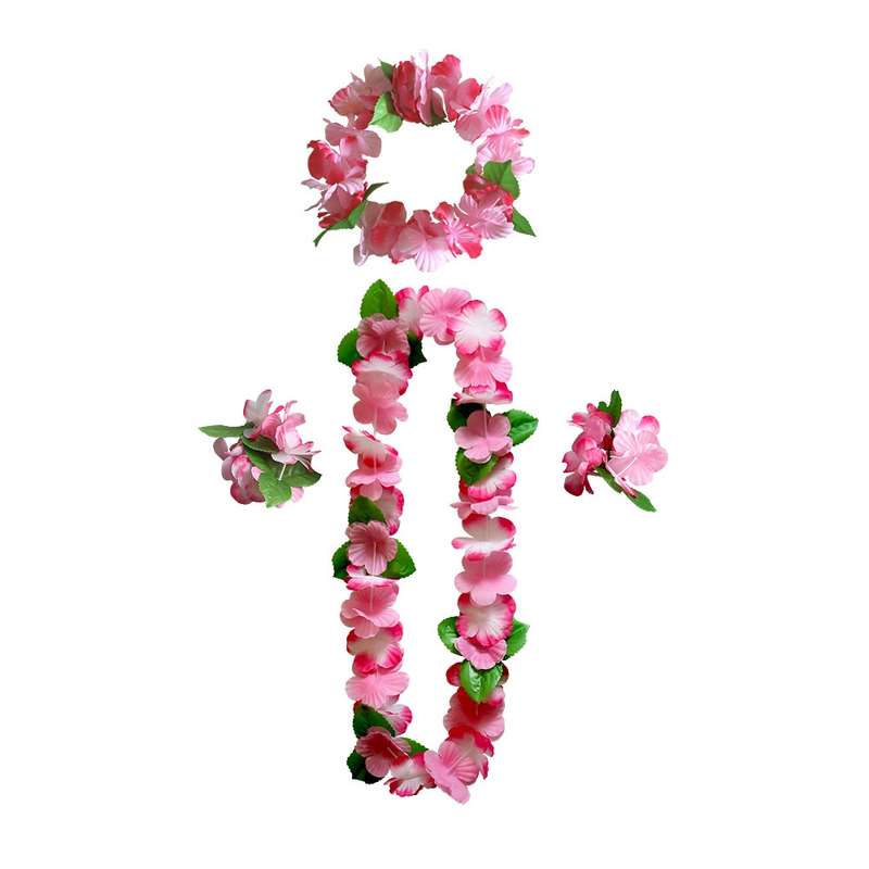 5 PCS CK-053 12-Color Petal Party Decoration Hawaiian Wreath(5)