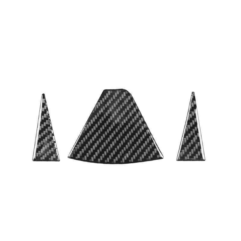 For Chevrolet Corvette C8 Rear Camera Triangle Sticker(Black)