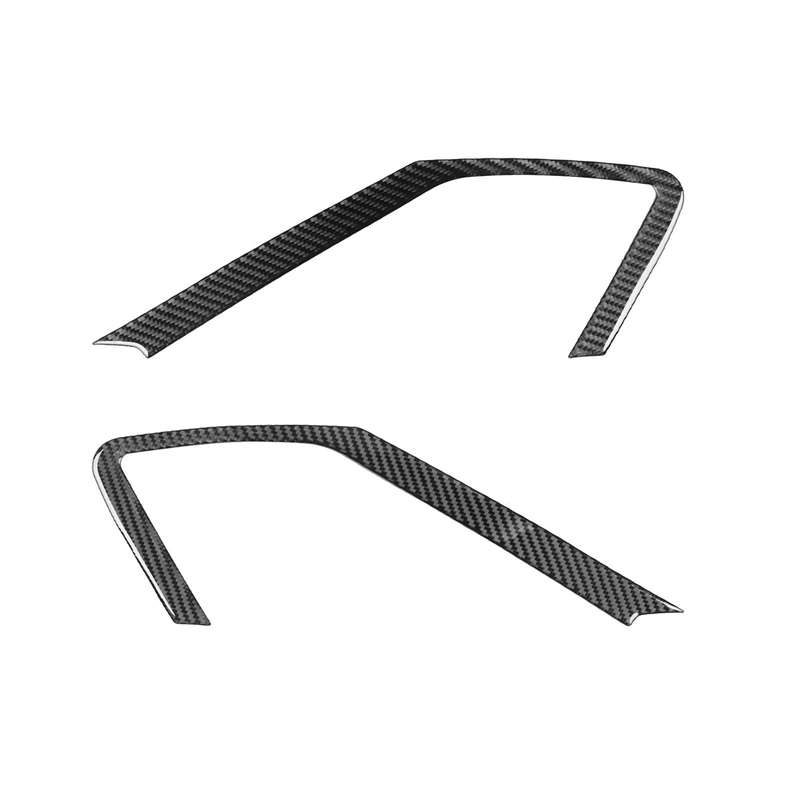 For Chevrolet Corvette C8 2pcs /Set Car Door Speaker Frame Sticker(Black)
