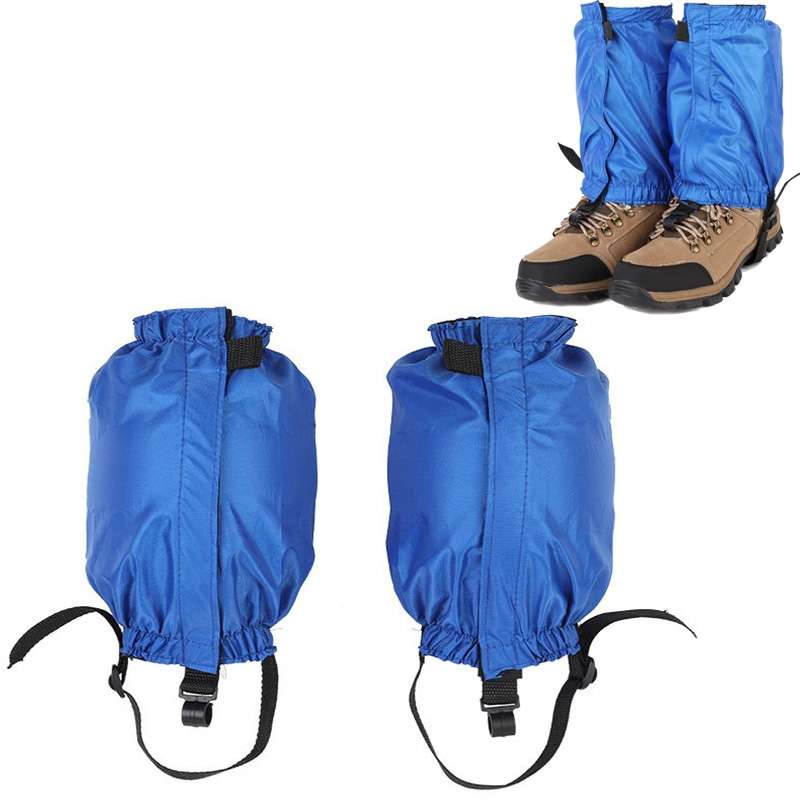 04 Outdoor Short Mountaineering Anti-Snow Leg Covers(Black)