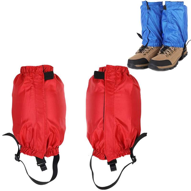 04 Outdoor Short Mountaineering Anti-Snow Leg Covers(Black)