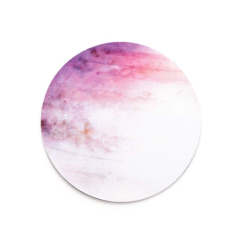 5 PCS Round Rubber Planet Mouse Pad(Mars)
