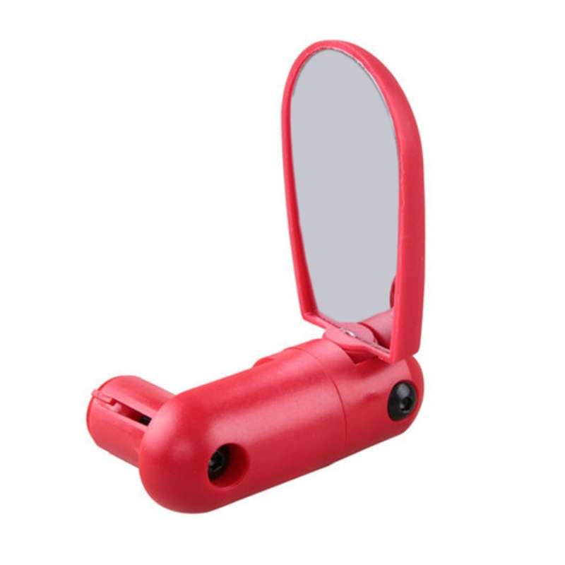 2 Pairs Adjustable Bicycle Flat Rearview Mirror Cycling Accessories(Yellow)