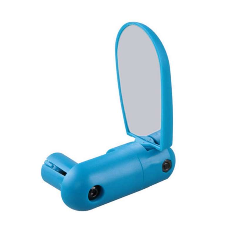 2 Pairs Adjustable Bicycle Flat Rearview Mirror Cycling Accessories(Yellow)