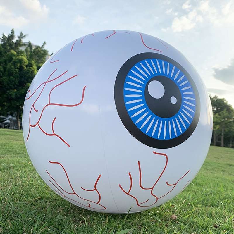 Halloween Bar Haunted House Shopping Mall Inflatable Decoration, Size: 16 Inch Not Glowing Eyeball