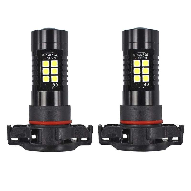 1pair Automotive High-Power LED White Light Fog Lamp(PSX24W)