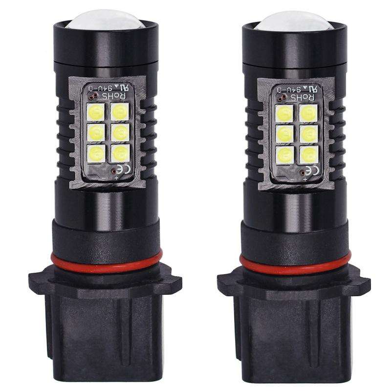 1pair Automotive High-Power LED White Light Fog Lamp(P13W)