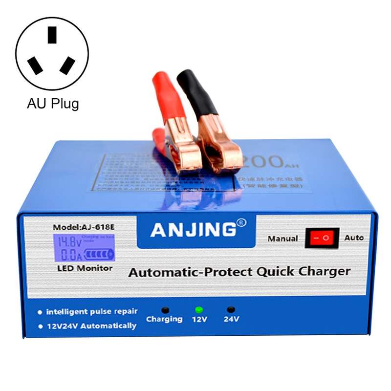 ANJING AJ-618E Battery Charger Car Battery Repairer, Model: AU Plug