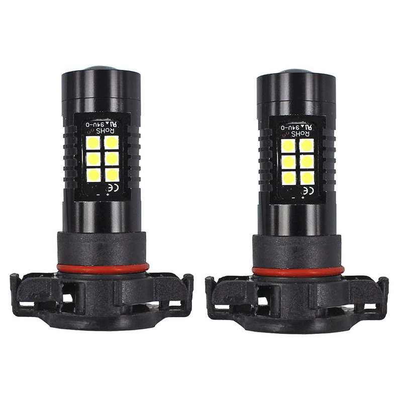 1pair Automotive High-power LED White Light Fog Lamp(H16)