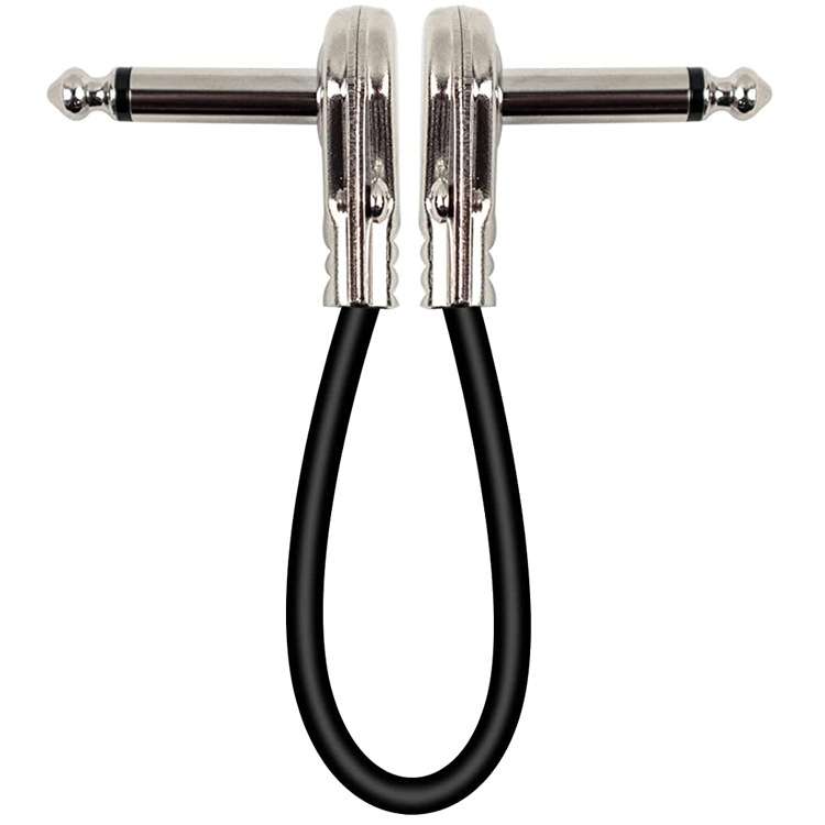 Single Block Audio Instrument Electric Guitar Effect Line, Cable Length: 15cm(Flat Head Gold)