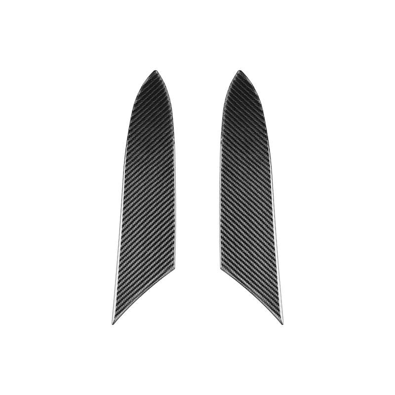 For Chevrolet Corvette C8 2pcs /Set Inner Armrest Panel Sticker(Black)