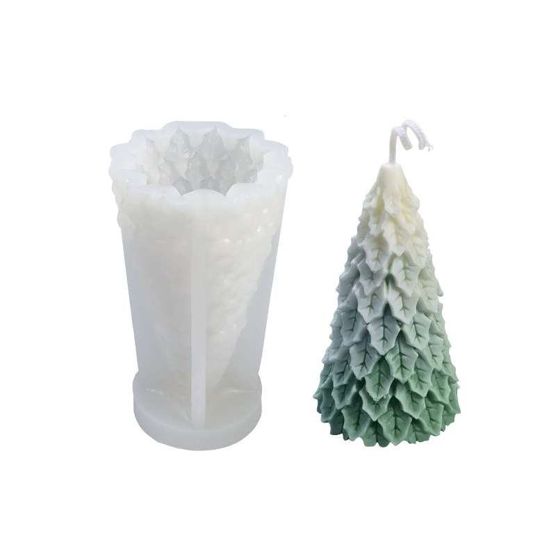 Christmas DIY Scented Candle Silicone Mold, Color: White(SD-78)