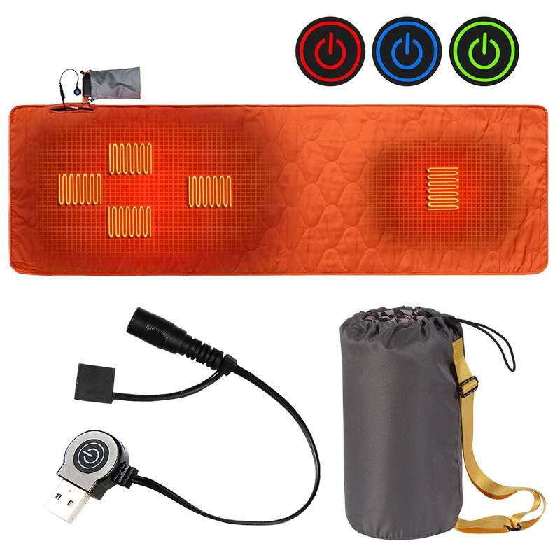 Winter Outdoor Camping Smart Portable Heating Sleeping Pad(Gray)