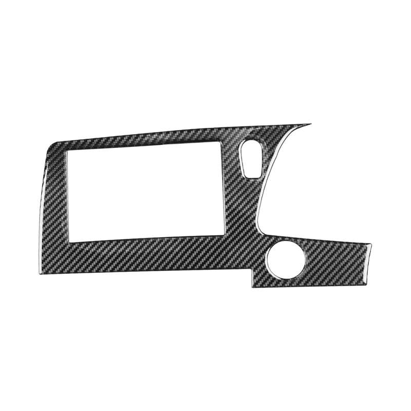 For Chevrolet Corvette C8 Right-Hand Drive Central Control Screen Frame Sticker(Black)