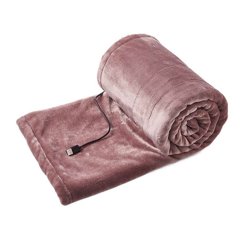 Low Voltage 5V USB Home Portable Small Electric Blanket, Width: 140x80cm(Grey)