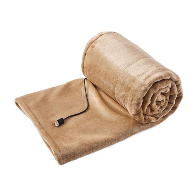 Low Voltage 5V USB Home Portable Small Electric Blanket, Width: 140x80cm(Grey)