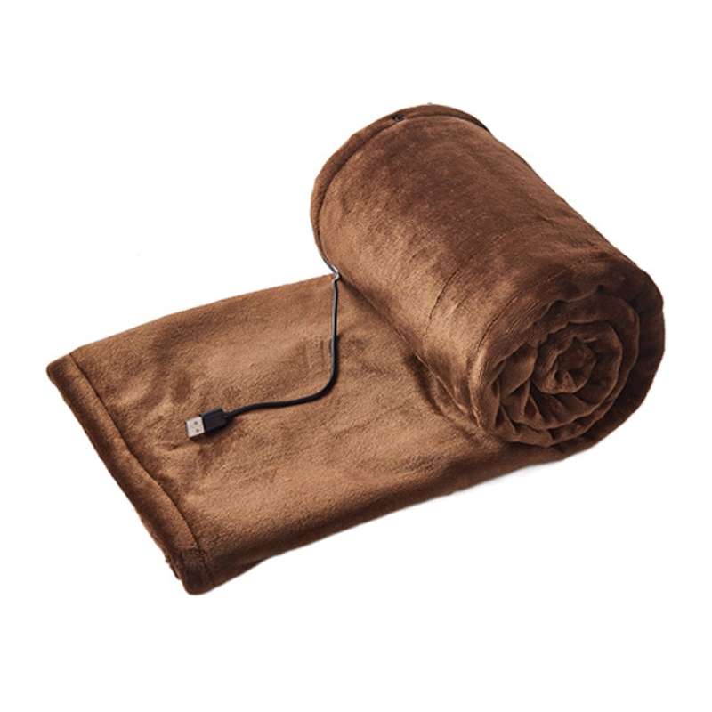 Low Voltage 5V USB Home Portable Small Electric Blanket, Width: 140x80cm(Grey)