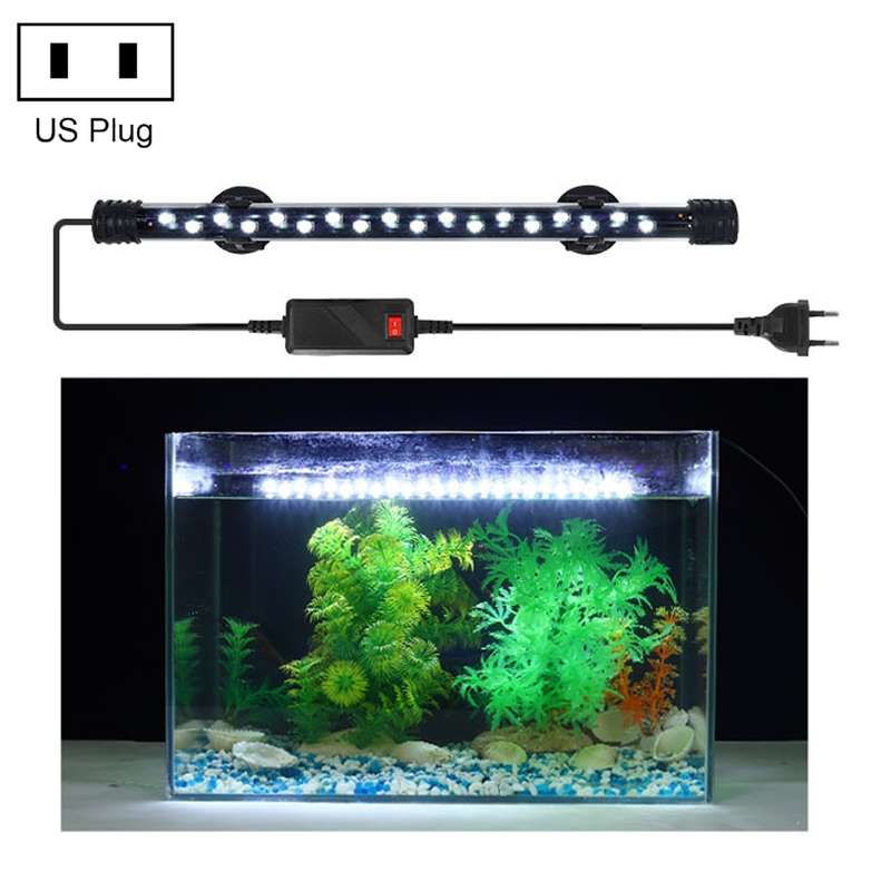 Q50BW Blue+White Light 90-260V Aquarium Diving Light LED Fish Tank Light(US Plug)