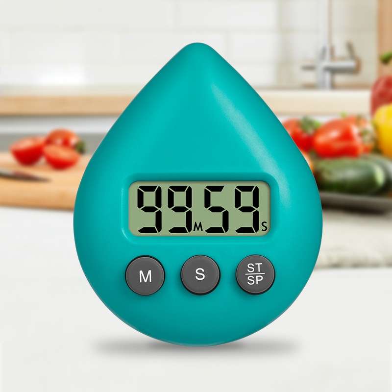 Water Drop Electronic Timer Student Learning Reminder(Black)