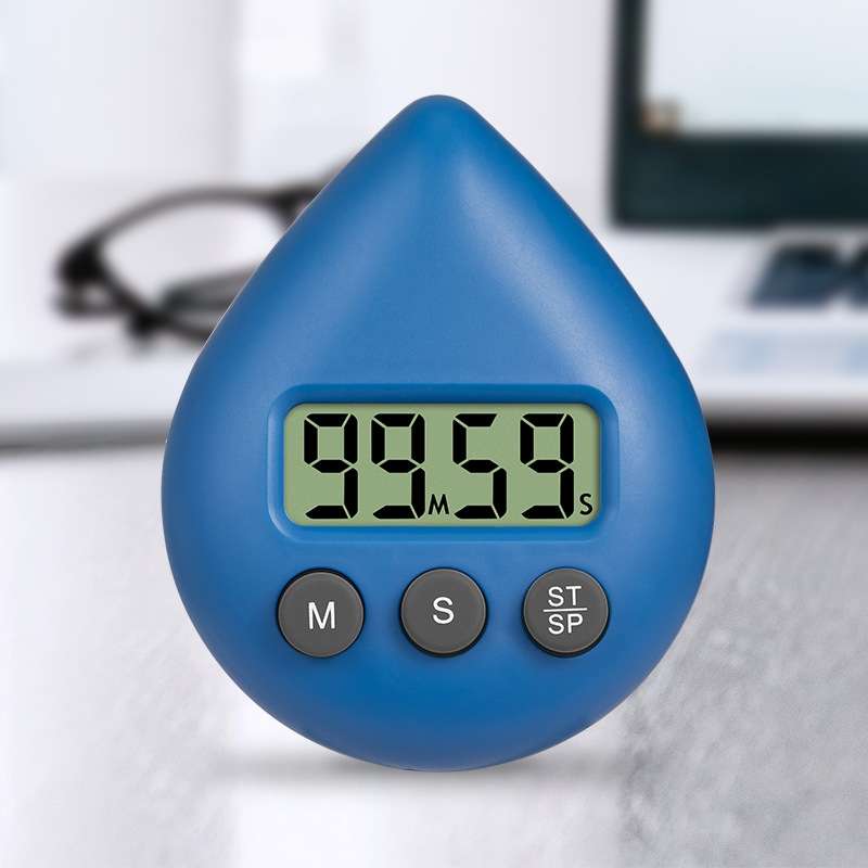 Water Drop Electronic Timer Student Learning Reminder(Black)