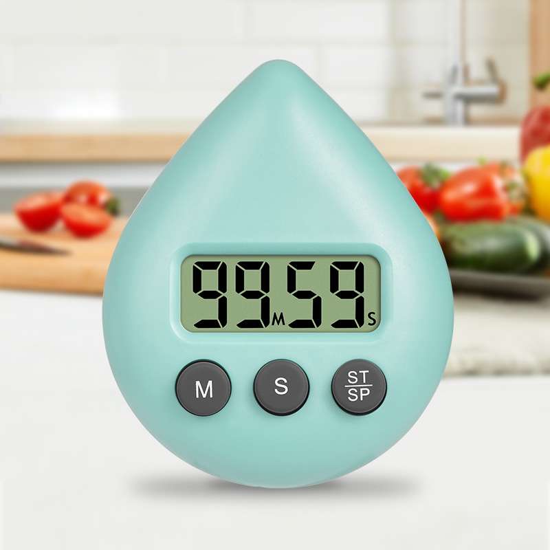 Water Drop Electronic Timer Student Learning Reminder(Black)