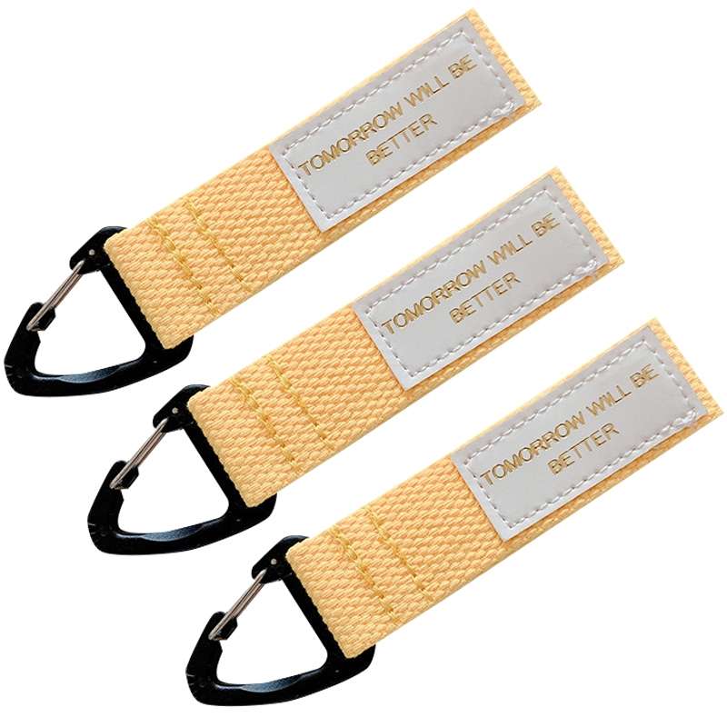 3PCS Mobile Phone Case Wrist Strap Lanyard School Bag Pendant Decoration(White)