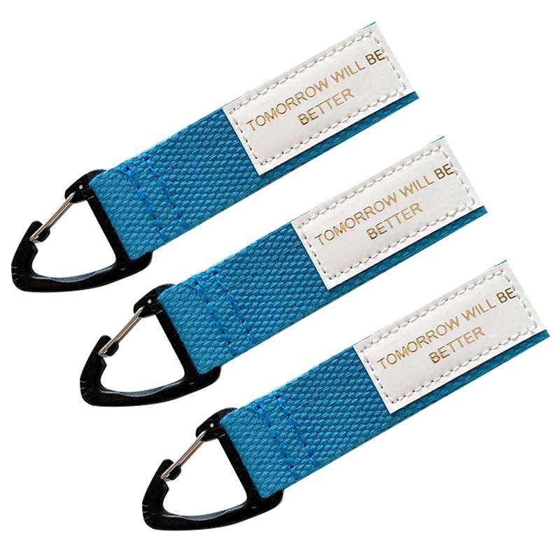 3PCS Mobile Phone Case Wrist Strap Lanyard School Bag Pendant Decoration(White)