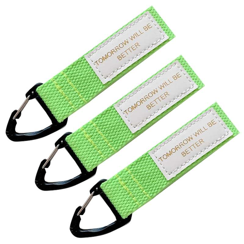 3PCS Mobile Phone Case Wrist Strap Lanyard School Bag Pendant Decoration(White)