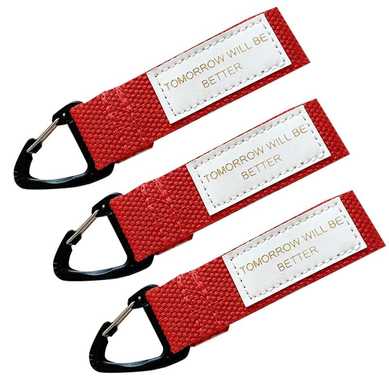 3PCS Mobile Phone Case Wrist Strap Lanyard School Bag Pendant Decoration(White)