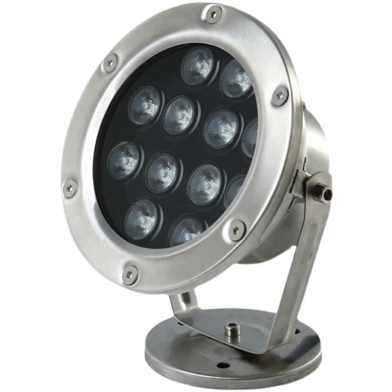 LED Underwater Light Pool Fish Pond Fountain Waterproof Landscape Light 6W(7 Colors)