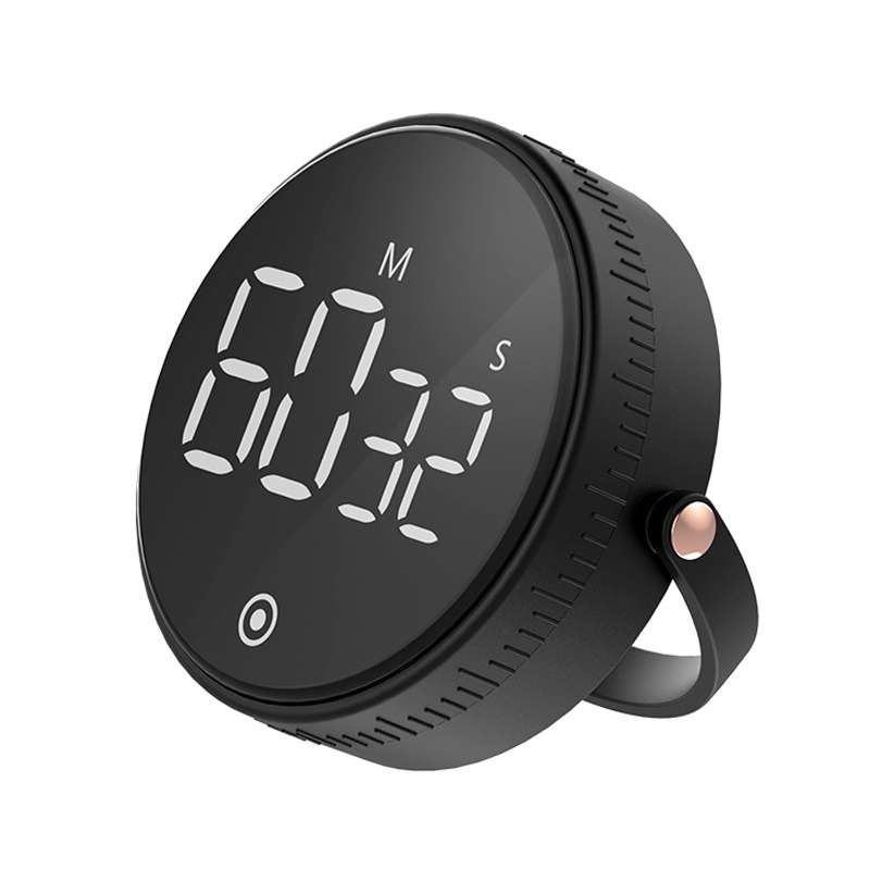 F1 Large Screen LED Electronic Rotating Kitchen Timer(White)