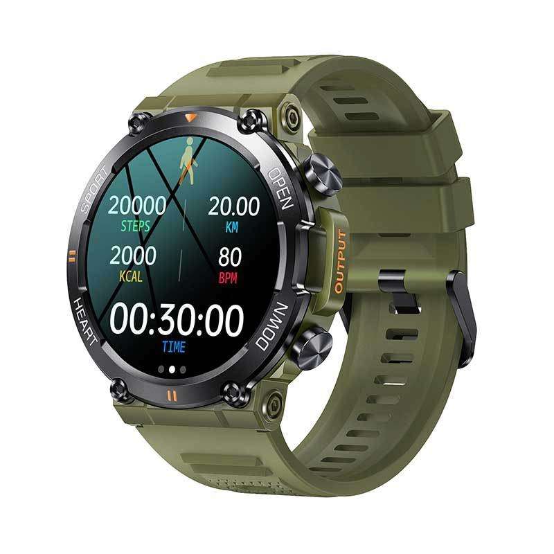 K56Pro 1.39 Inch Heart Rate/Blood Pressure/Blood Oxygen Monitoring Smart Calling Watch(Grey)
