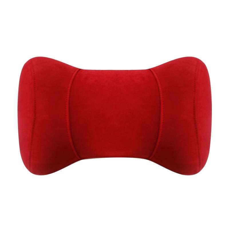 Car Memory Cotton Headrest Protective Cervical Spine Seat Sleeping Pillow(Red)