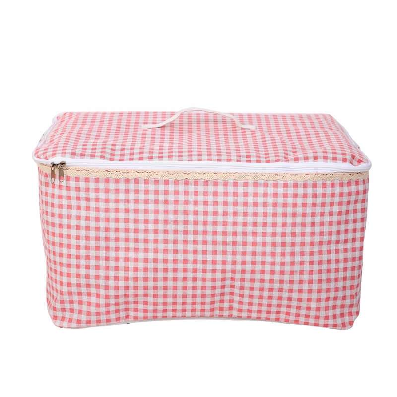 Clothes Organizer Moving Bag Canvas Zipper Quilt Storage Bag, Size: Large(Big Tree)