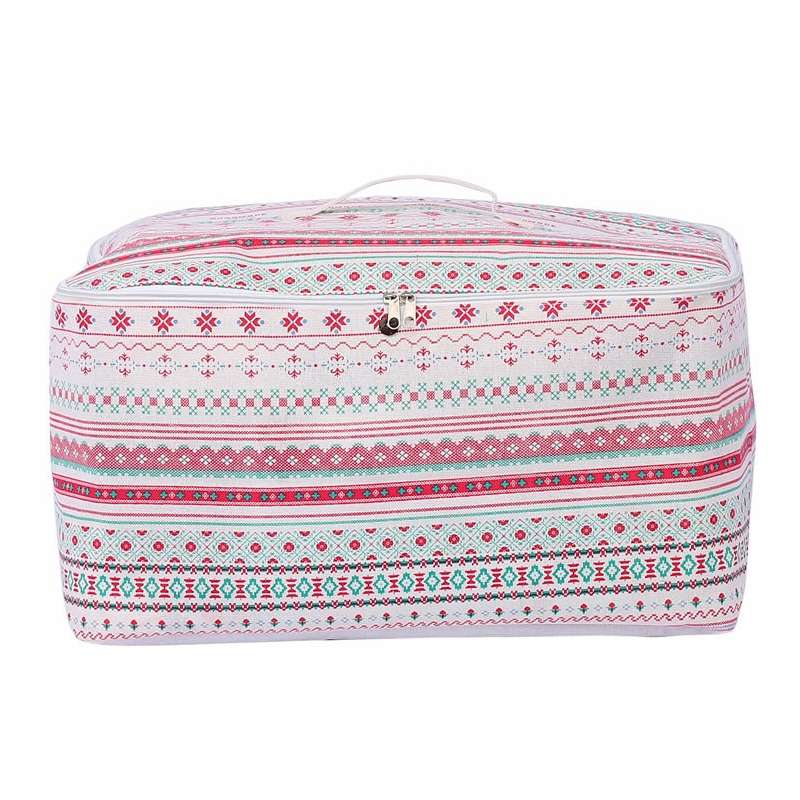 Clothes Organizer Moving Bag Canvas Zipper Quilt Storage Bag, Size: Large(Big Tree)