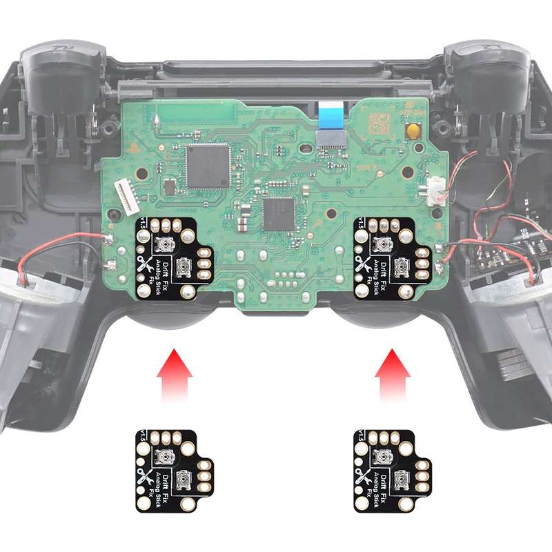 2 PCS Controller Analog Thumb Stick Drift Fix Mod For PS5 / PS4 / Xbox One(Orange)