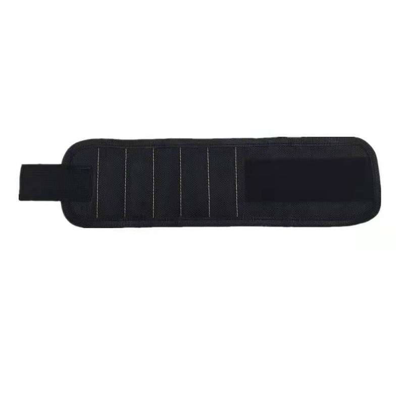 Electric Woodworking Multifunctional Powerful Magnetic Wrist Strap, Style: Five Rows Black