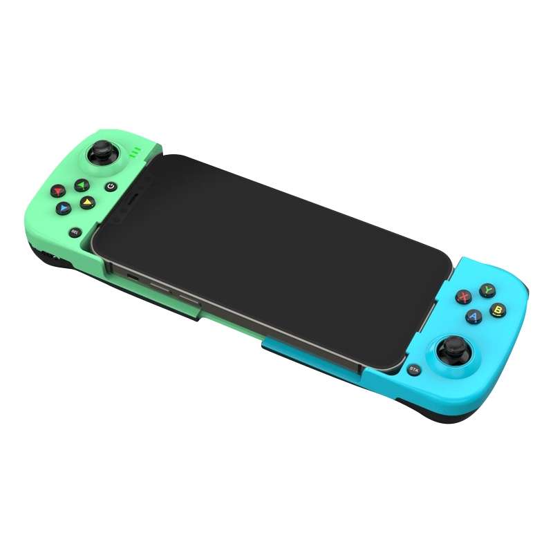 D3 Telescopic BT 5.0 Game Controller For IOS Android Mobile Phone(Red Blue)