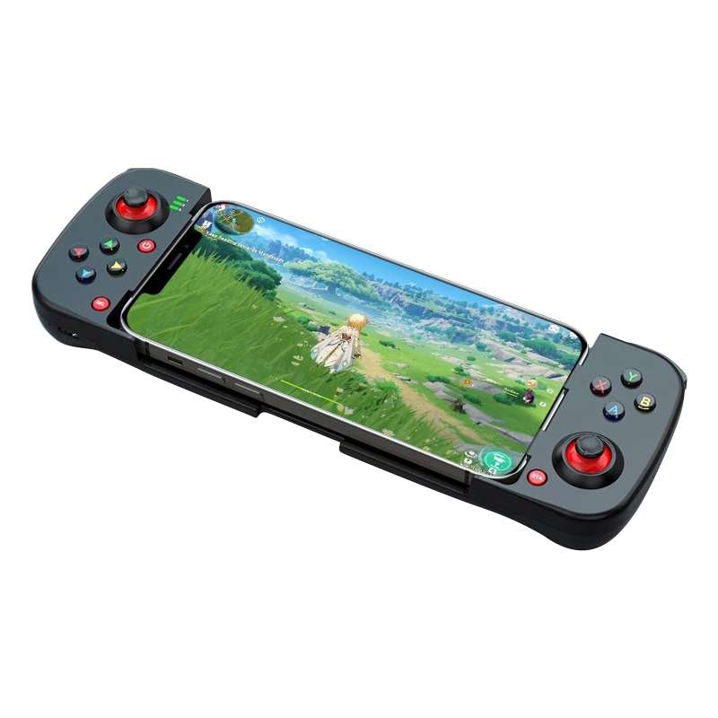D3 Telescopic BT 5.0 Game Controller For IOS Android Mobile Phone(Red Blue)